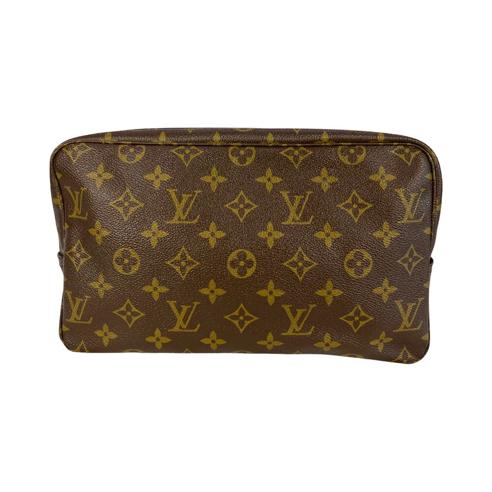 Louis Vuitton Monogram Toilette 28 Vintage Made in France Travel Pouch Bag